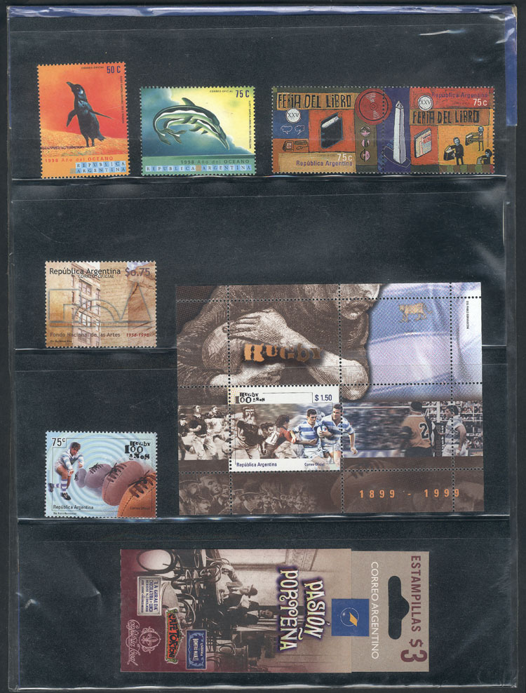 Lot 1108 - Argentina general issues -  Guillermo Jalil - Philatino Auction # 2418 ARGENTINA: General auction with very low starts, including many rarities!
