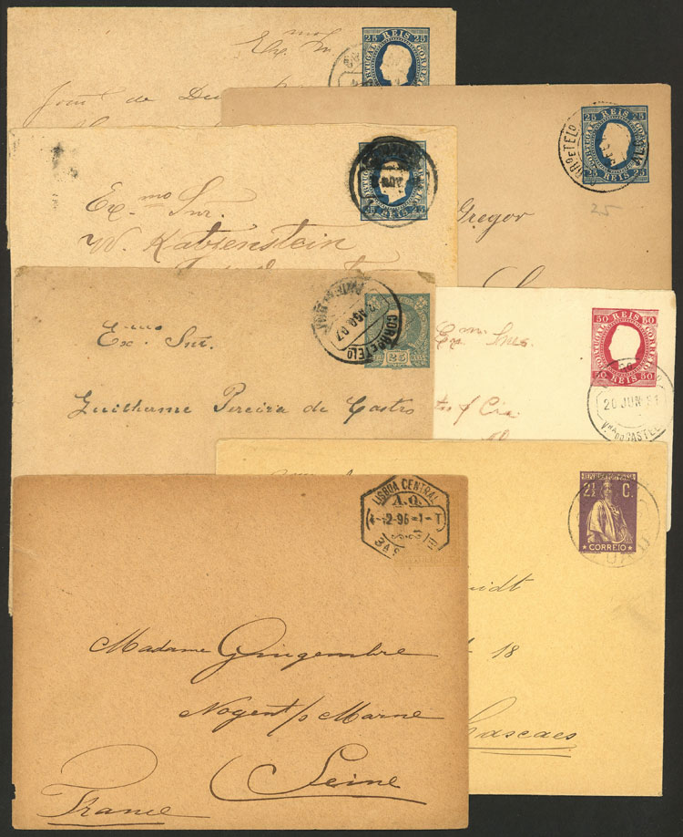 Lot 1350 - Portugal postal stationeries - Guillermo Jalil - Philatino Auction # 2419 WORLDWIDE + ARGENTINA: Special May auction Lot 1350 - Portugal postal stationeries - Guillermo Jalil - Philatino Auction # 2419 WORLDWIDE + ARGENTINA: Special May auction