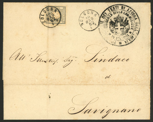 Lot 1032 - Italy postal history - Guillermo Jalil - Philatino Auction # 2419 WORLDWIDE + ARGENTINA: Special May auction Lot 1032 - Italy postal history - Guillermo Jalil - Philatino Auction # 2419 WORLDWIDE + ARGENTINA: Special May auction
