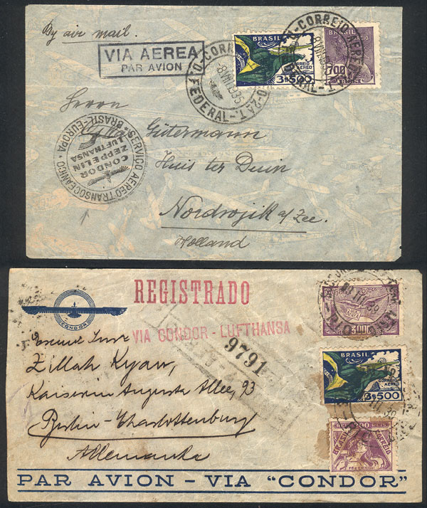 Lot 569 - brazil postal history - Guillermo Jalil - Philatino Auction # 2419 WORLDWIDE + ARGENTINA: Special May auction Lot 569 - brazil postal history - Guillermo Jalil - Philatino Auction # 2419 WORLDWIDE + ARGENTINA: Special May auction