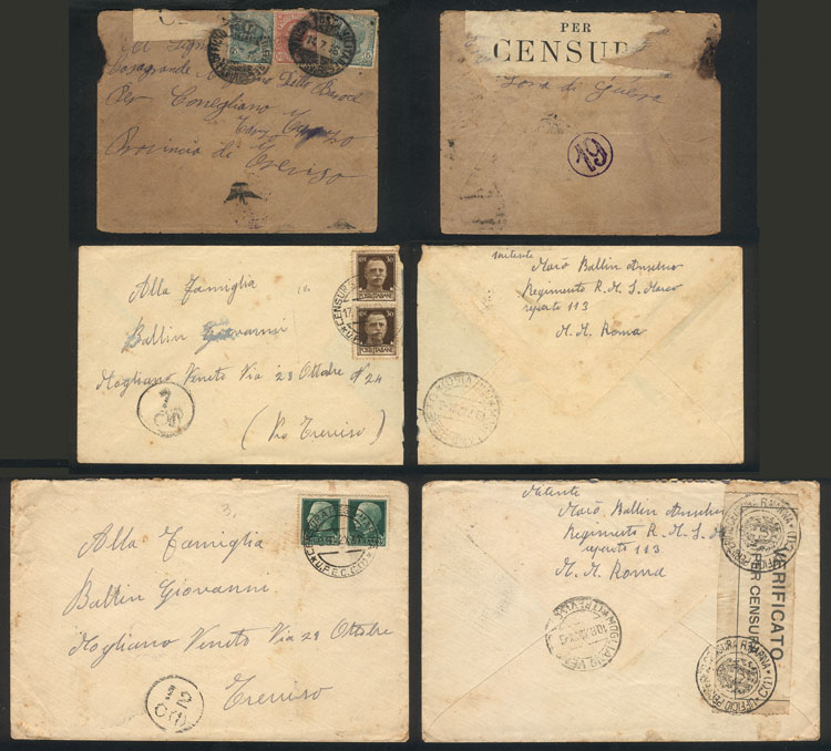 Lot 1040 - Italy postal history - Guillermo Jalil - Philatino Auction # 2419 WORLDWIDE + ARGENTINA: Special May auction Lot 1040 - Italy postal history - Guillermo Jalil - Philatino Auction # 2419 WORLDWIDE + ARGENTINA: Special May auction