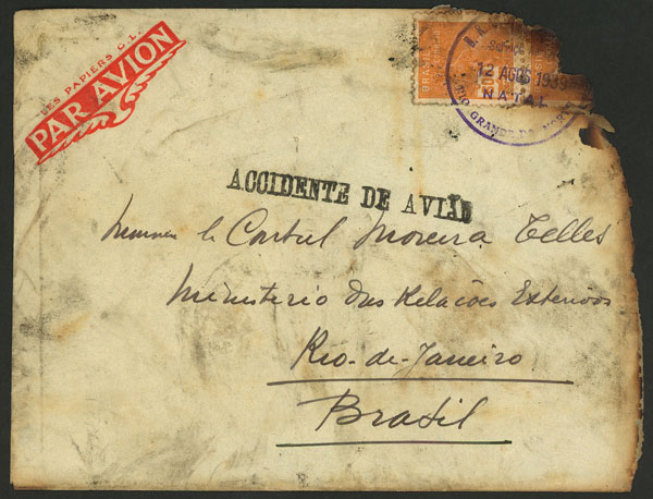 Lot 587 - brazil postal history -  Guillermo Jalil - Philatino Auction # 2419 WORLDWIDE + ARGENTINA: Special May auction