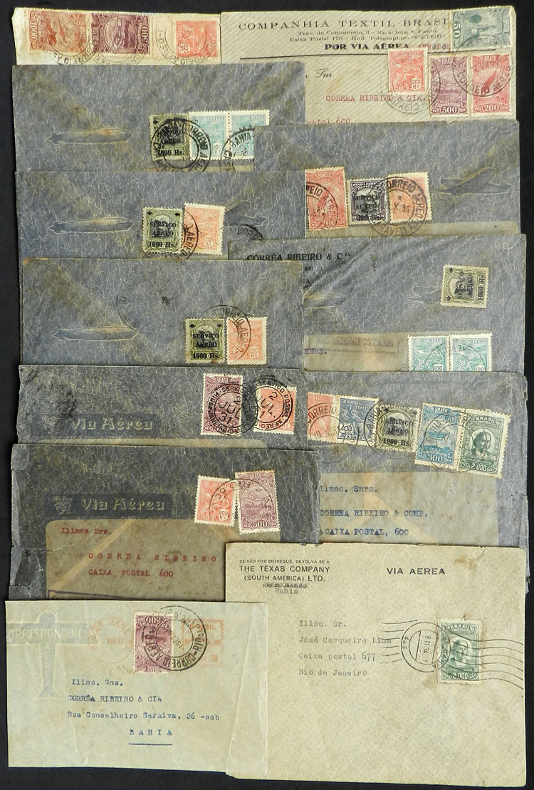 Lot 539 - brazil postal history -  Guillermo Jalil - Philatino Auction # 2419 WORLDWIDE + ARGENTINA: Special May auction