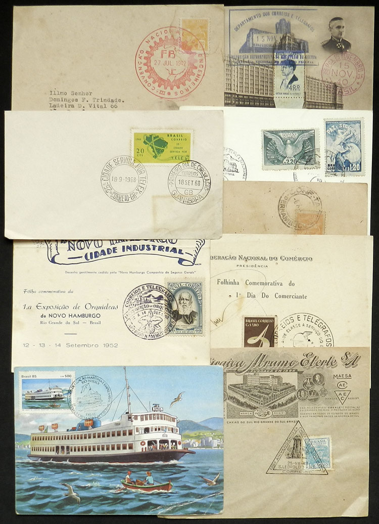 Lot 592 - brazil postal history -  Guillermo Jalil - Philatino Auction # 2419 WORLDWIDE + ARGENTINA: Special May auction
