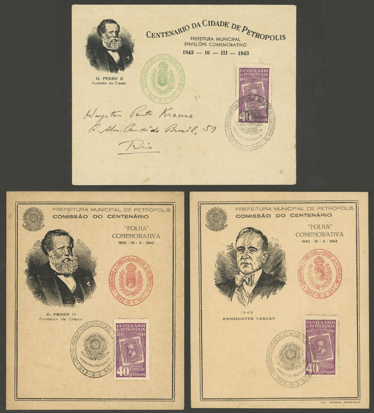 Lot 602 - brazil postal history - Guillermo Jalil - Philatino Auction # 2419 WORLDWIDE + ARGENTINA: Special May auction Lot 602 - brazil postal history - Guillermo Jalil - Philatino Auction # 2419 WORLDWIDE + ARGENTINA: Special May auction