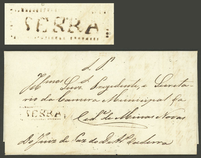 Lot 493 - brazil postal history -  Guillermo Jalil - Philatino Auction # 2419 WORLDWIDE + ARGENTINA: Special May auction