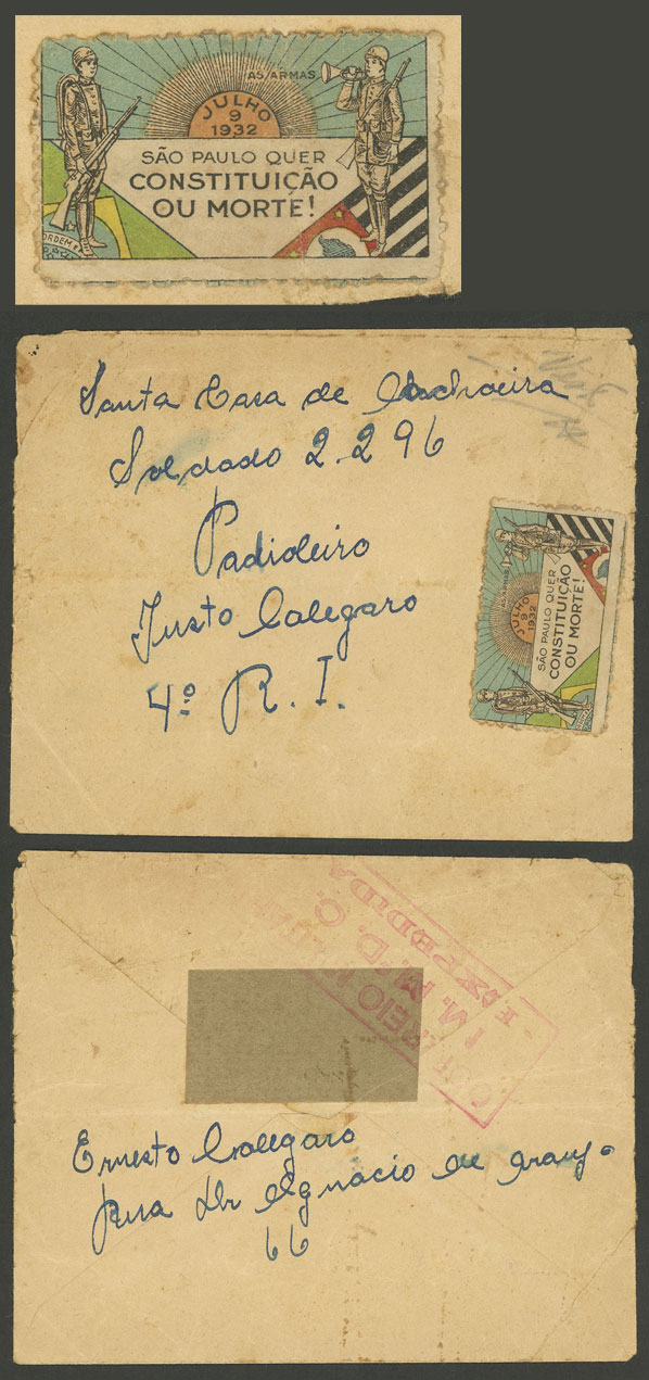 Lot 547 - brazil postal history -  Guillermo Jalil - Philatino Auction # 2419 WORLDWIDE + ARGENTINA: Special May auction