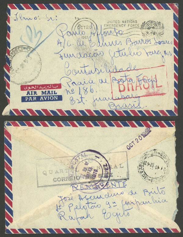 Lot 617 - brazil postal history - Guillermo Jalil - Philatino Auction # 2419 WORLDWIDE + ARGENTINA: Special May auction Lot 617 - brazil postal history - Guillermo Jalil - Philatino Auction # 2419 WORLDWIDE + ARGENTINA: Special May auction