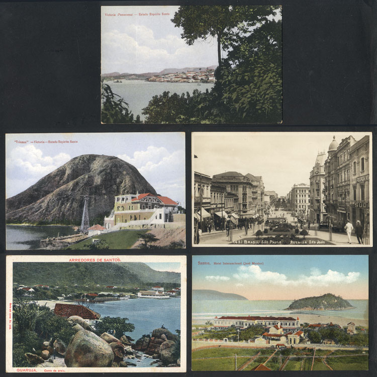 Lot 657 - brazil postcards - Guillermo Jalil - Philatino Auction # 2419 WORLDWIDE + ARGENTINA: Special May auction Lot 657 - brazil postcards - Guillermo Jalil - Philatino Auction # 2419 WORLDWIDE + ARGENTINA: Special May auction