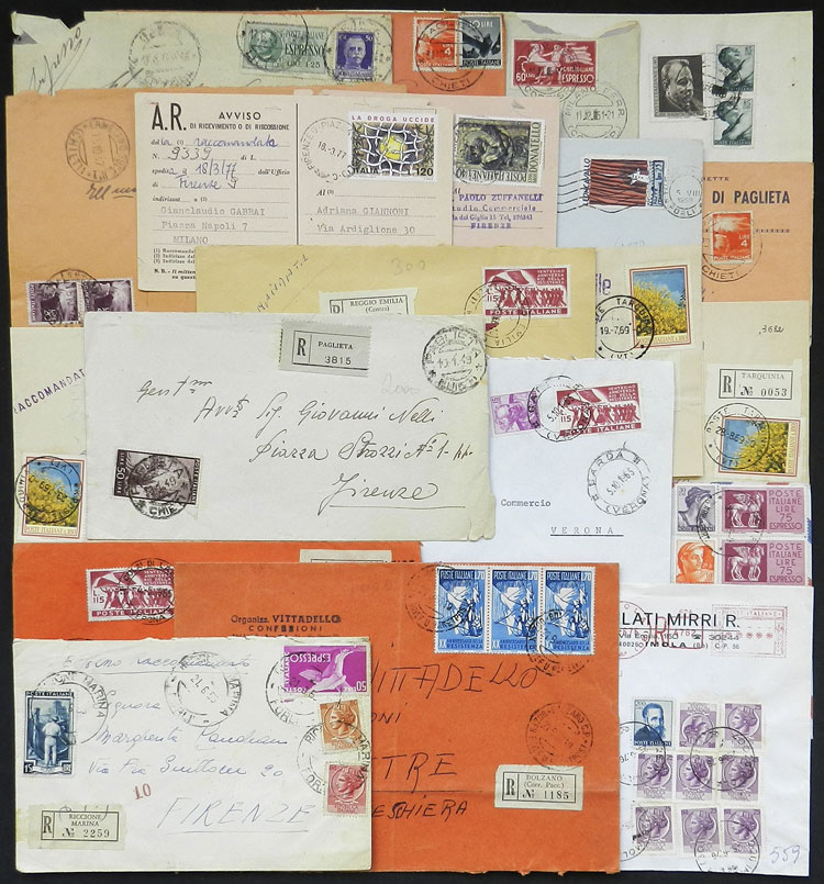 Lot 1048 - Italy postal history - Guillermo Jalil - Philatino Auction # 2419 WORLDWIDE + ARGENTINA: Special May auction Lot 1048 - Italy postal history - Guillermo Jalil - Philatino Auction # 2419 WORLDWIDE + ARGENTINA: Special May auction