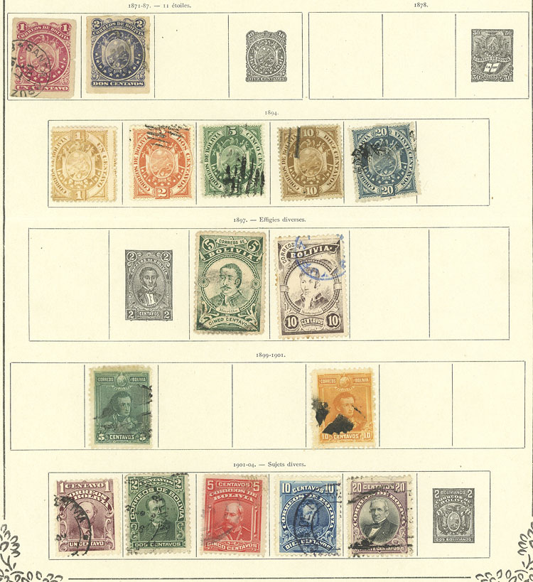 Lot 455 - bolivia Lots and Collections - Guillermo Jalil - Philatino Auction # 2419 WORLDWIDE + ARGENTINA: Special May auction Lot 455 - bolivia Lots and Collections - Guillermo Jalil - Philatino Auction # 2419 WORLDWIDE + ARGENTINA: Special May auction
