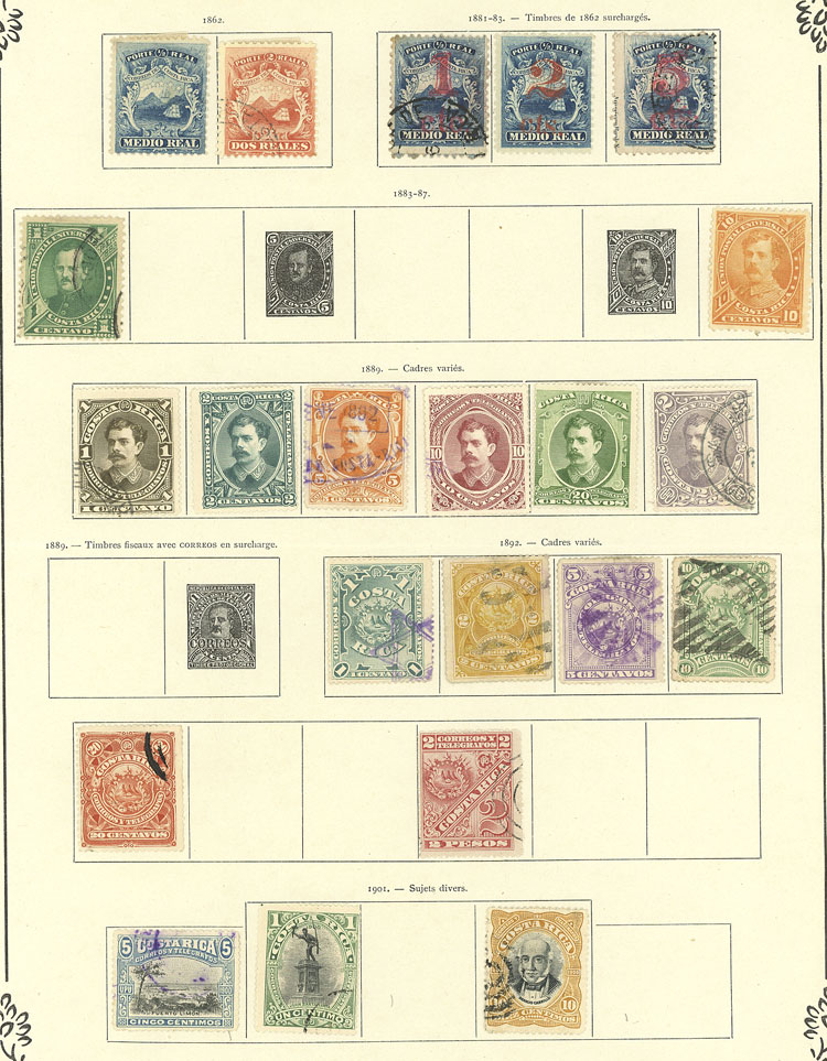 Lot 759 - Costa Rica Lots and Collections - Guillermo Jalil - Philatino Auction # 2419 WORLDWIDE + ARGENTINA: Special May auction Lot 759 - Costa Rica Lots and Collections - Guillermo Jalil - Philatino Auction # 2419 WORLDWIDE + ARGENTINA: Special May auction