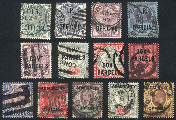 Lot 926 - Great Britain official stamps - Guillermo Jalil - Philatino Auction # 2419 WORLDWIDE + ARGENTINA: Special May auction Lot 926 - Great Britain official stamps - Guillermo Jalil - Philatino Auction # 2419 WORLDWIDE + ARGENTINA: Special May auction