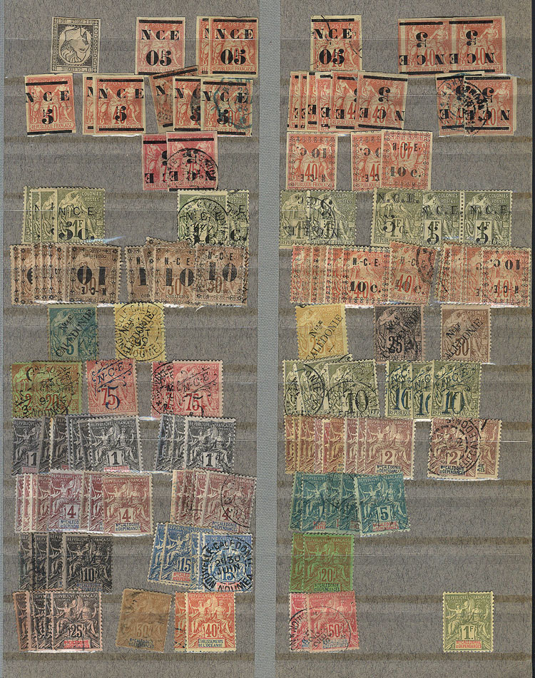 Lot 736 - french colonies Lots and Collections - Guillermo Jalil - Philatino Auction # 2419 WORLDWIDE + ARGENTINA: Special May auction Lot 736 - french colonies Lots and Collections - Guillermo Jalil - Philatino Auction # 2419 WORLDWIDE + ARGENTINA: Special May auction
