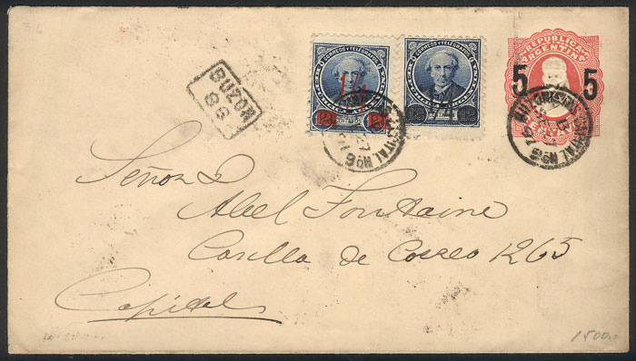 Lot 206 - Argentina postal history - Guillermo Jalil - Philatino Auction # 2419 WORLDWIDE + ARGENTINA: Special May auction Lot 206 - Argentina postal history - Guillermo Jalil - Philatino Auction # 2419 WORLDWIDE + ARGENTINA: Special May auction