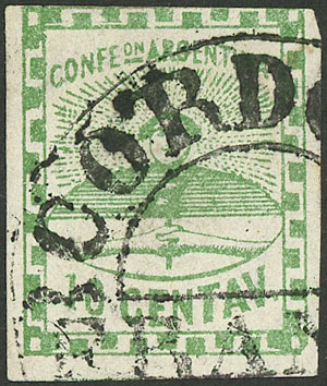 Lot 135 - Argentina confederation - Guillermo Jalil - Philatino Auction # 2419 WORLDWIDE + ARGENTINA: Special May auction Lot 135 - Argentina confederation - Guillermo Jalil - Philatino Auction # 2419 WORLDWIDE + ARGENTINA: Special May auction