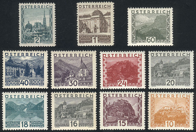 Lot 380 - Austria general issues -  Guillermo Jalil - Philatino Auction # 2419 WORLDWIDE + ARGENTINA: Special May auction