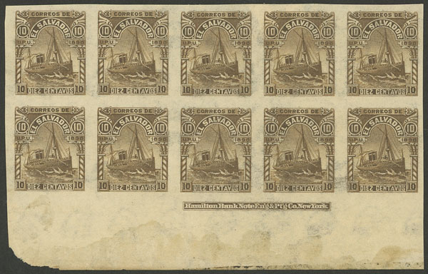 Lot 1396 - el salvador general issues - Guillermo Jalil - Philatino Auction # 2419 WORLDWIDE + ARGENTINA: Special May auction Lot 1396 - el salvador general issues - Guillermo Jalil - Philatino Auction # 2419 WORLDWIDE + ARGENTINA: Special May auction