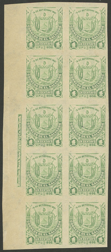 Lot 1394 - el salvador general issues - Guillermo Jalil - Philatino Auction # 2419 WORLDWIDE + ARGENTINA: Special May auction Lot 1394 - el salvador general issues - Guillermo Jalil - Philatino Auction # 2419 WORLDWIDE + ARGENTINA: Special May auction