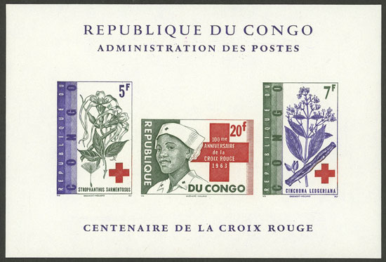 Lot 748 - congo souvenir sheets - Guillermo Jalil - Philatino Auction # 2419 WORLDWIDE + ARGENTINA: Special May auction Lot 748 - congo souvenir sheets - Guillermo Jalil - Philatino Auction # 2419 WORLDWIDE + ARGENTINA: Special May auction