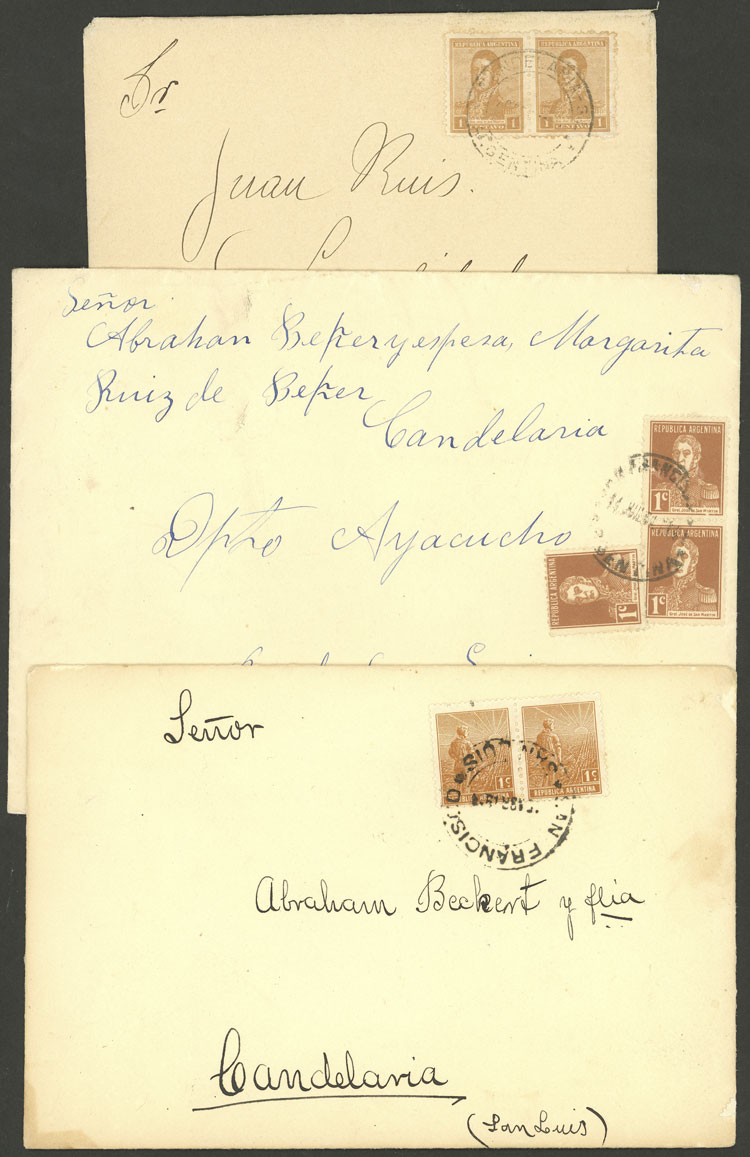 Lot 220 - Argentina postal history - Guillermo Jalil - Philatino Auction # 2419 WORLDWIDE + ARGENTINA: Special May auction Lot 220 - Argentina postal history - Guillermo Jalil - Philatino Auction # 2419 WORLDWIDE + ARGENTINA: Special May auction