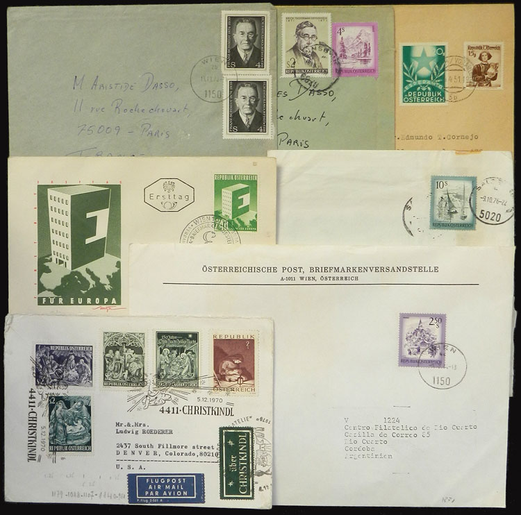 Lot 394 - Austria postal history -  Guillermo Jalil - Philatino Auction # 2419 WORLDWIDE + ARGENTINA: Special May auction