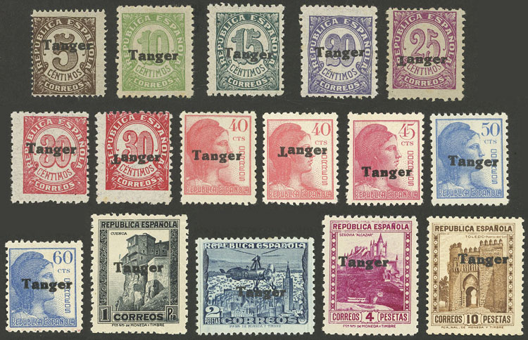 Lot 1194 - spanish morocco general issues -  Guillermo Jalil - Philatino Auction # 2419 WORLDWIDE + ARGENTINA: Special May auction