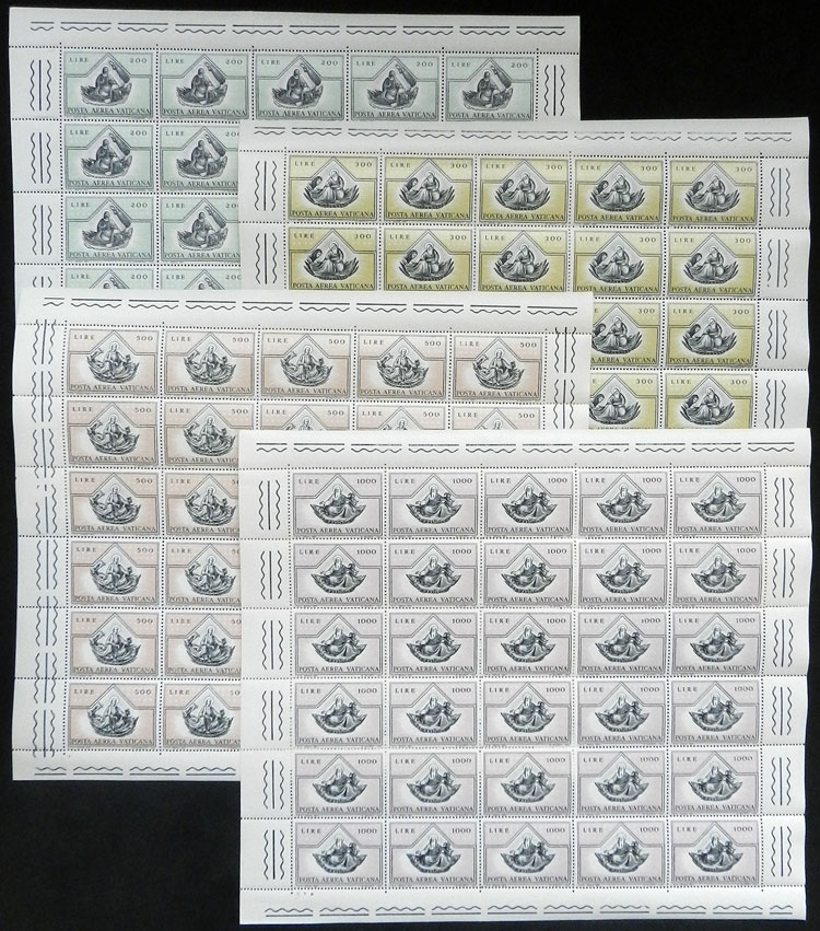 Lot 1542 - vatican airmail - Guillermo Jalil - Philatino Auction # 2419 WORLDWIDE + ARGENTINA: Special May auction Lot 1542 - vatican airmail - Guillermo Jalil - Philatino Auction # 2419 WORLDWIDE + ARGENTINA: Special May auction