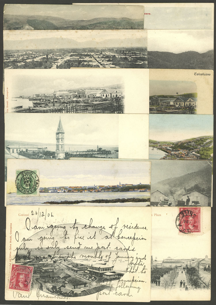 Lot 699 - Chile postcards - Guillermo Jalil - Philatino Auction # 2419 WORLDWIDE + ARGENTINA: Special May auction Lot 699 - Chile postcards - Guillermo Jalil - Philatino Auction # 2419 WORLDWIDE + ARGENTINA: Special May auction