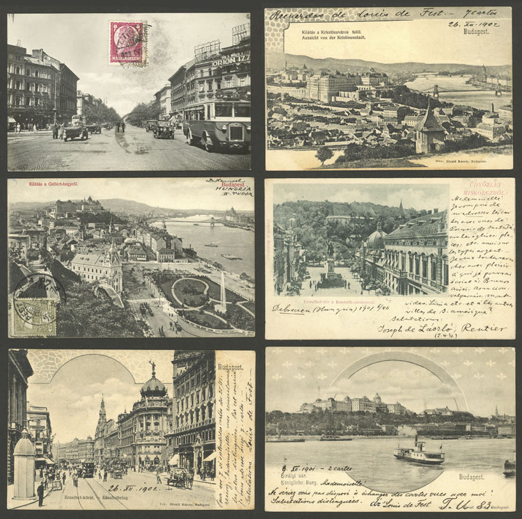 Lot 990 - Hungary postcards - Guillermo Jalil - Philatino Auction # 2419 WORLDWIDE + ARGENTINA: Special May auction Lot 990 - Hungary postcards - Guillermo Jalil - Philatino Auction # 2419 WORLDWIDE + ARGENTINA: Special May auction