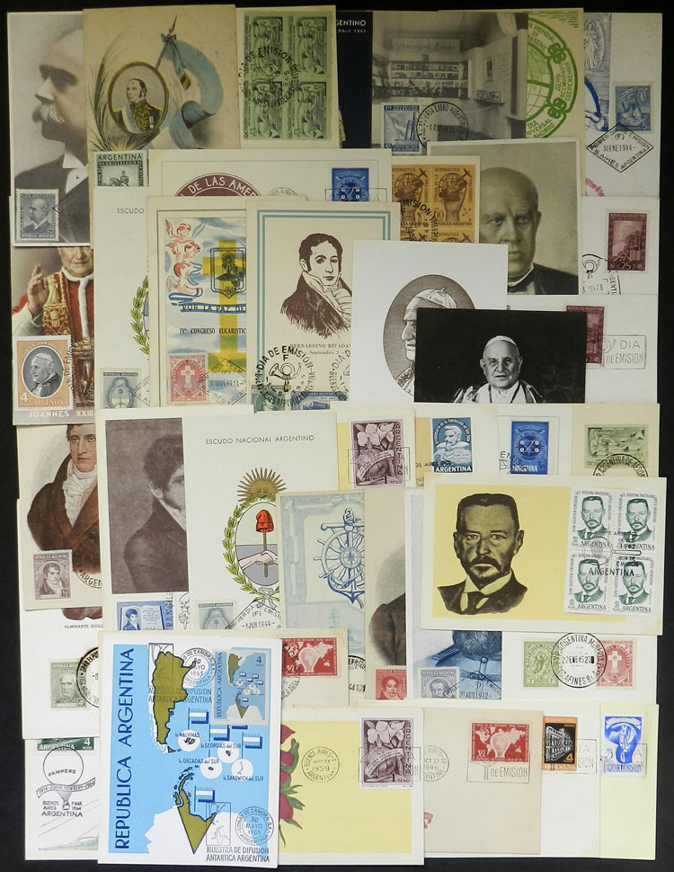 Lot 262 - Argentina Lots and Collections - Guillermo Jalil - Philatino Auction # 2419 WORLDWIDE + ARGENTINA: Special May auction Lot 262 - Argentina Lots and Collections - Guillermo Jalil - Philatino Auction # 2419 WORLDWIDE + ARGENTINA: Special May auction