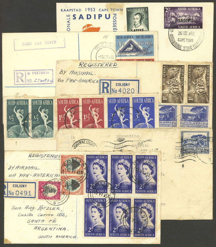 Lot 1423 - south africa postal history - Guillermo Jalil - Philatino Auction # 2419 WORLDWIDE + ARGENTINA: Special May auction Lot 1423 - south africa postal history - Guillermo Jalil - Philatino Auction # 2419 WORLDWIDE + ARGENTINA: Special May auction