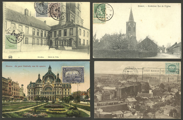 Lot 415 - Belgium postcards - Guillermo Jalil - Philatino Auction # 2419 WORLDWIDE + ARGENTINA: Special May auction Lot 415 - Belgium postcards - Guillermo Jalil - Philatino Auction # 2419 WORLDWIDE + ARGENTINA: Special May auction