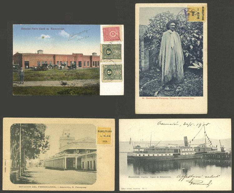 Lot 1317 - Paraguay postcards - Guillermo Jalil - Philatino Auction # 2419 WORLDWIDE + ARGENTINA: Special May auction Lot 1317 - Paraguay postcards - Guillermo Jalil - Philatino Auction # 2419 WORLDWIDE + ARGENTINA: Special May auction