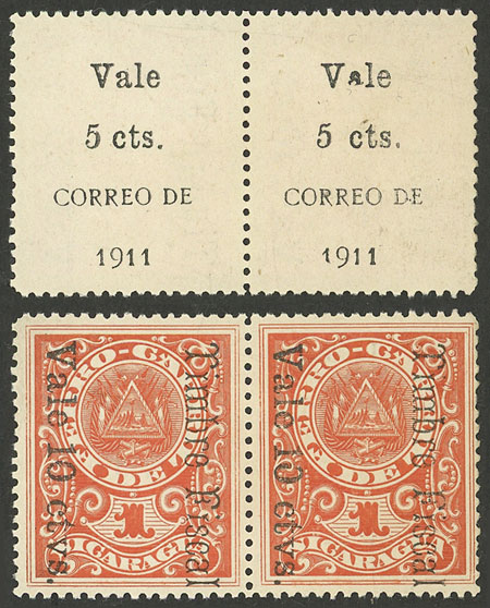 Lot 1227 - nicaragua general issues - Guillermo Jalil - Philatino Auction # 2419 WORLDWIDE + ARGENTINA: Special May auction Lot 1227 - nicaragua general issues - Guillermo Jalil - Philatino Auction # 2419 WORLDWIDE + ARGENTINA: Special May auction