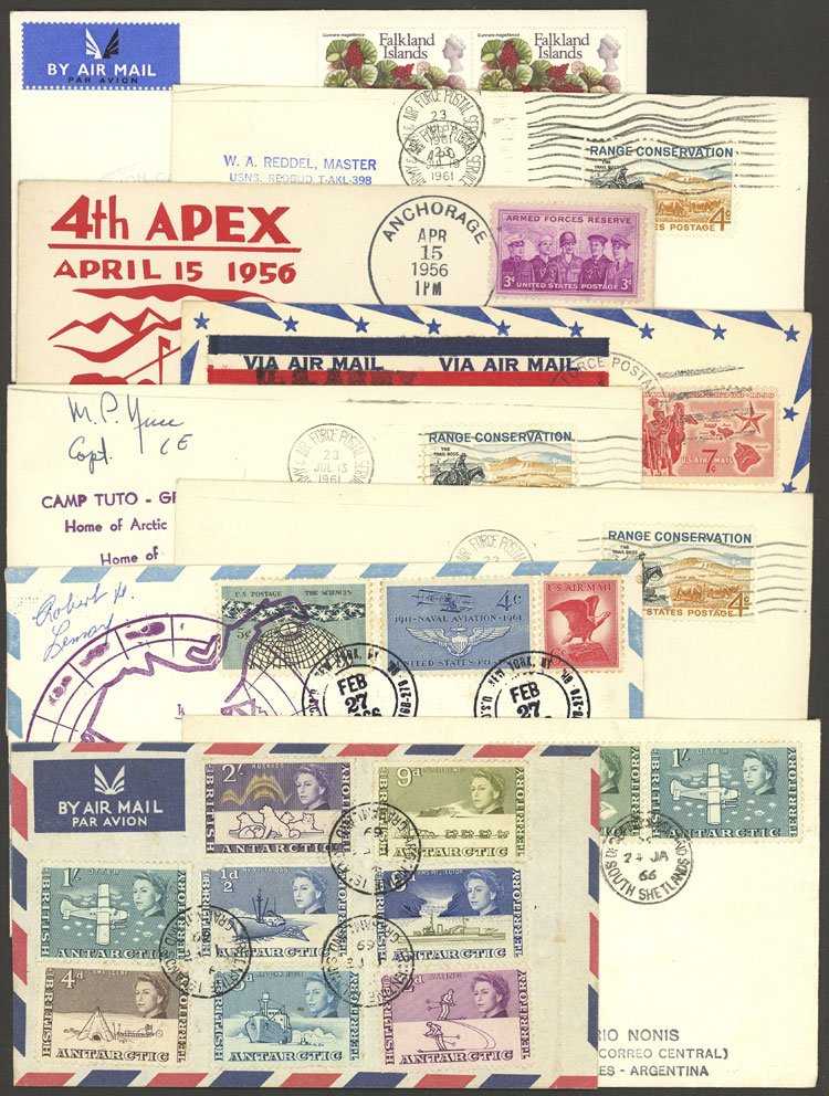 Lot 127 - ANTARCTICA AND ARCTIC postal history - Guillermo Jalil - Philatino Auction # 2419 WORLDWIDE + ARGENTINA: Special May auction Lot 127 - ANTARCTICA AND ARCTIC postal history - Guillermo Jalil - Philatino Auction # 2419 WORLDWIDE + ARGENTINA: Special May auction