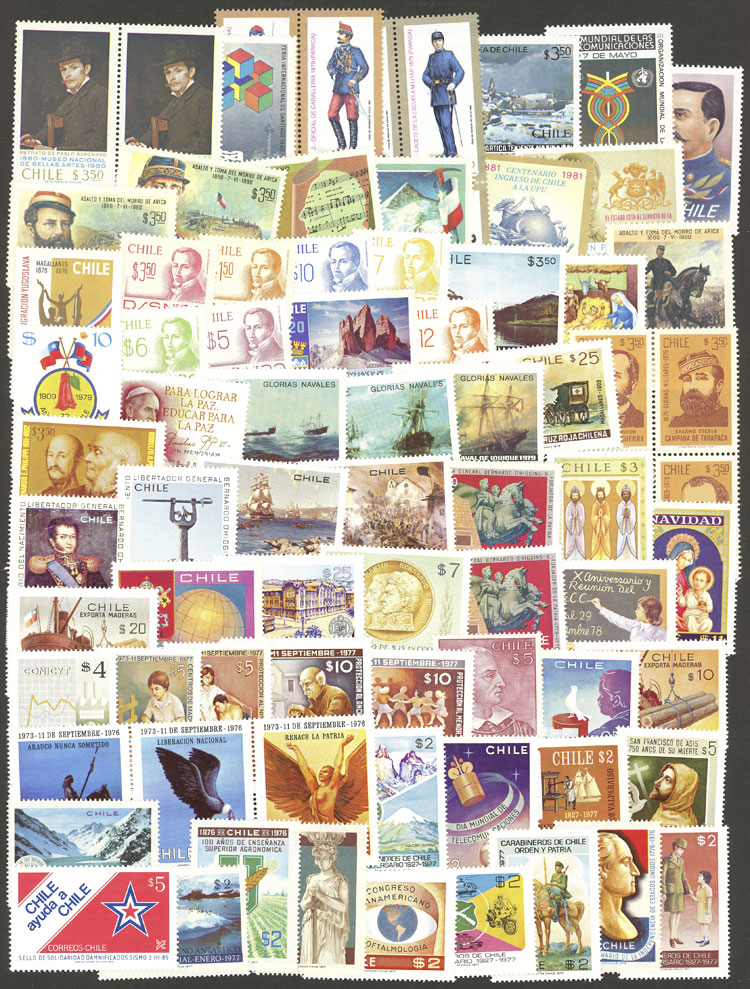 Lot 694 - Chile Lots and Collections - Guillermo Jalil - Philatino Auction # 2419 WORLDWIDE + ARGENTINA: Special May auction Lot 694 - Chile Lots and Collections - Guillermo Jalil - Philatino Auction # 2419 WORLDWIDE + ARGENTINA: Special May auction