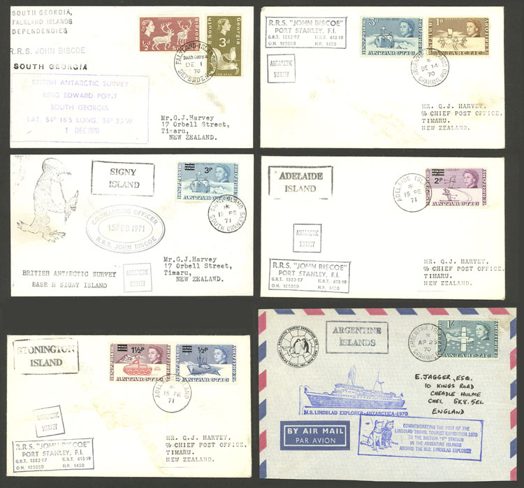 Lot 123 - british antarctic territory postal history - Guillermo Jalil - Philatino Auction # 2419 WORLDWIDE + ARGENTINA: Special May auction Lot 123 - british antarctic territory postal history - Guillermo Jalil - Philatino Auction # 2419 WORLDWIDE + ARGENTINA: Special May auction