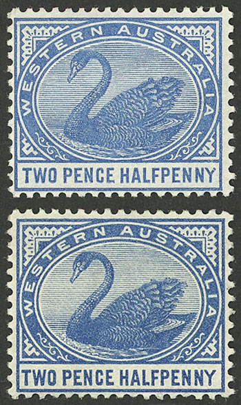 Lot 352 - Australia western australia - Guillermo Jalil - Philatino Auction # 2419 WORLDWIDE + ARGENTINA: Special May auction Lot 352 - Australia western australia - Guillermo Jalil - Philatino Auction # 2419 WORLDWIDE + ARGENTINA: Special May auction