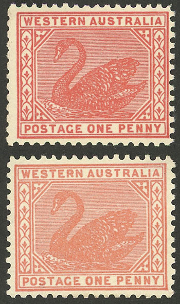 Lot 361 - Australia western australia - Guillermo Jalil - Philatino Auction # 2419 WORLDWIDE + ARGENTINA: Special May auction Lot 361 - Australia western australia - Guillermo Jalil - Philatino Auction # 2419 WORLDWIDE + ARGENTINA: Special May auction