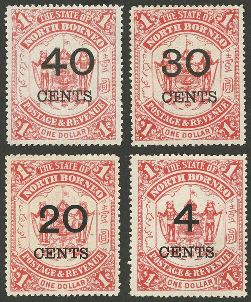 Lot 467 - north borneo general issues - Guillermo Jalil - Philatino Auction # 2419 WORLDWIDE + ARGENTINA: Special May auction Lot 467 - north borneo general issues - Guillermo Jalil - Philatino Auction # 2419 WORLDWIDE + ARGENTINA: Special May auction