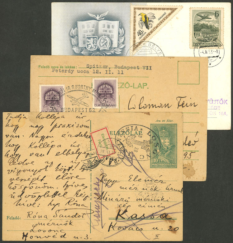 Lot 987 - Hungary postal history - Guillermo Jalil - Philatino Auction # 2419 WORLDWIDE + ARGENTINA: Special May auction Lot 987 - Hungary postal history - Guillermo Jalil - Philatino Auction # 2419 WORLDWIDE + ARGENTINA: Special May auction