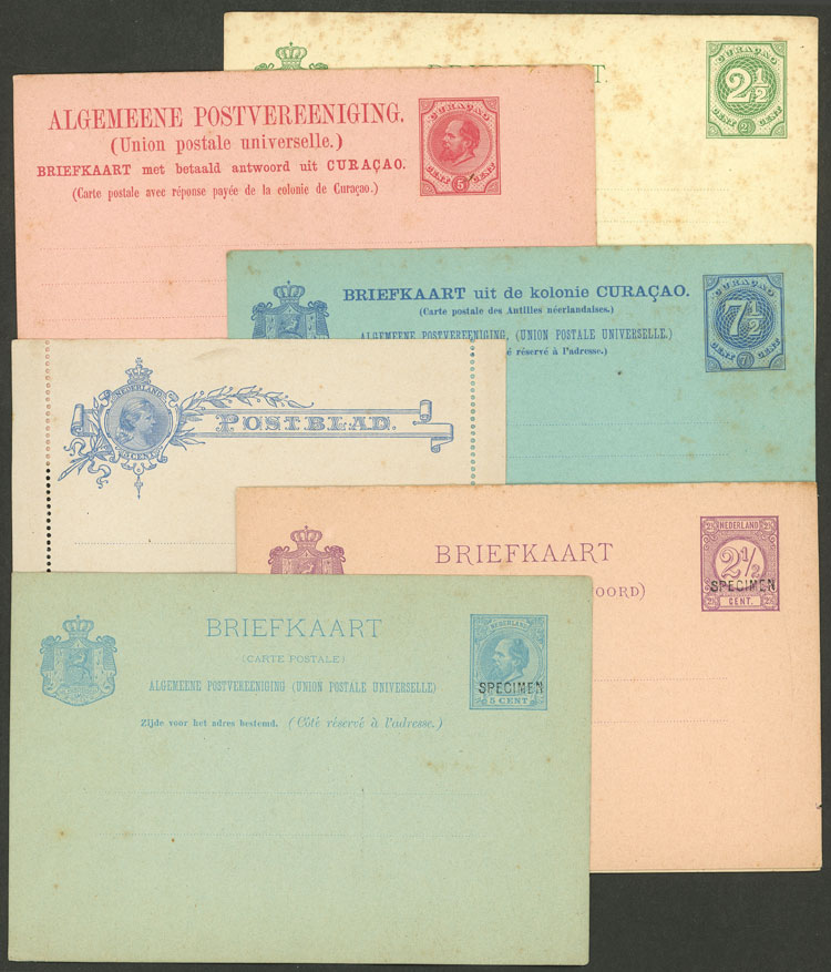 Lot 973 - Netherlands Postal stationery -  Guillermo Jalil - Philatino Auction # 2419 WORLDWIDE + ARGENTINA: Special May auction