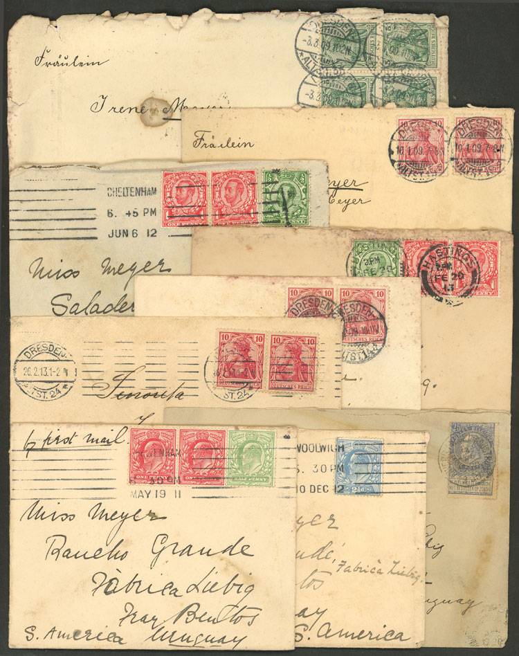 Lot 1508 - worldwide postal history - Guillermo Jalil - Philatino Auction # 2419 WORLDWIDE + ARGENTINA: Special May auction Lot 1508 - worldwide postal history - Guillermo Jalil - Philatino Auction # 2419 WORLDWIDE + ARGENTINA: Special May auction
