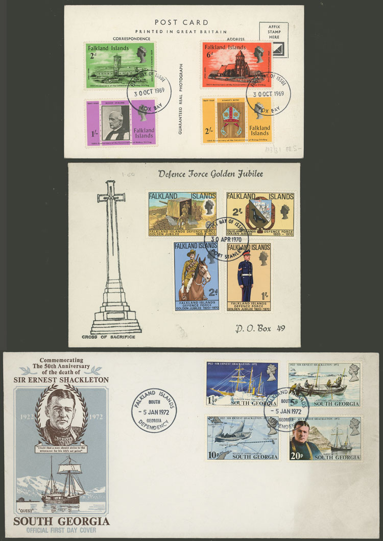 Lot 1171 - falkland islands Lots and Collections - Guillermo Jalil - Philatino Auction # 2419 WORLDWIDE + ARGENTINA: Special May auction Lot 1171 - falkland islands Lots and Collections - Guillermo Jalil - Philatino Auction # 2419 WORLDWIDE + ARGENTINA: Special May auction