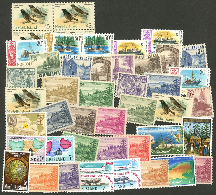 Lot 1235 - norfolk Lots and Collections - Guillermo Jalil - Philatino Auction # 2419 WORLDWIDE + ARGENTINA: Special May auction Lot 1235 - norfolk Lots and Collections - Guillermo Jalil - Philatino Auction # 2419 WORLDWIDE + ARGENTINA: Special May auction