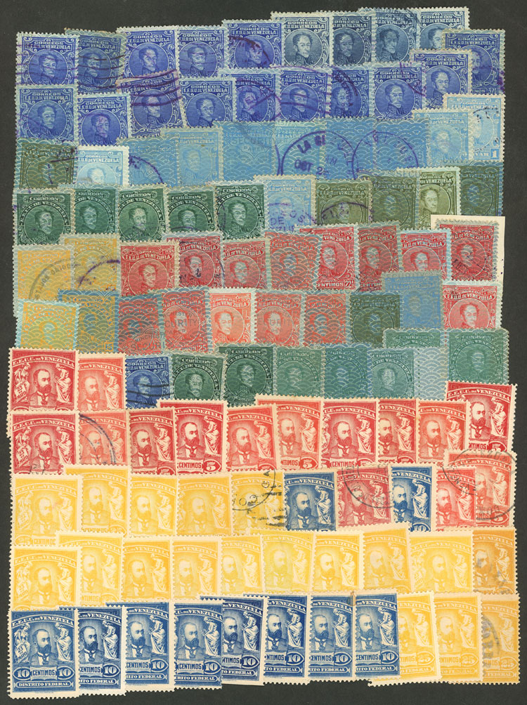 Lot 1561 - Venezuela Lots and Collections -  Guillermo Jalil - Philatino Auction # 2419 WORLDWIDE + ARGENTINA: Special May auction