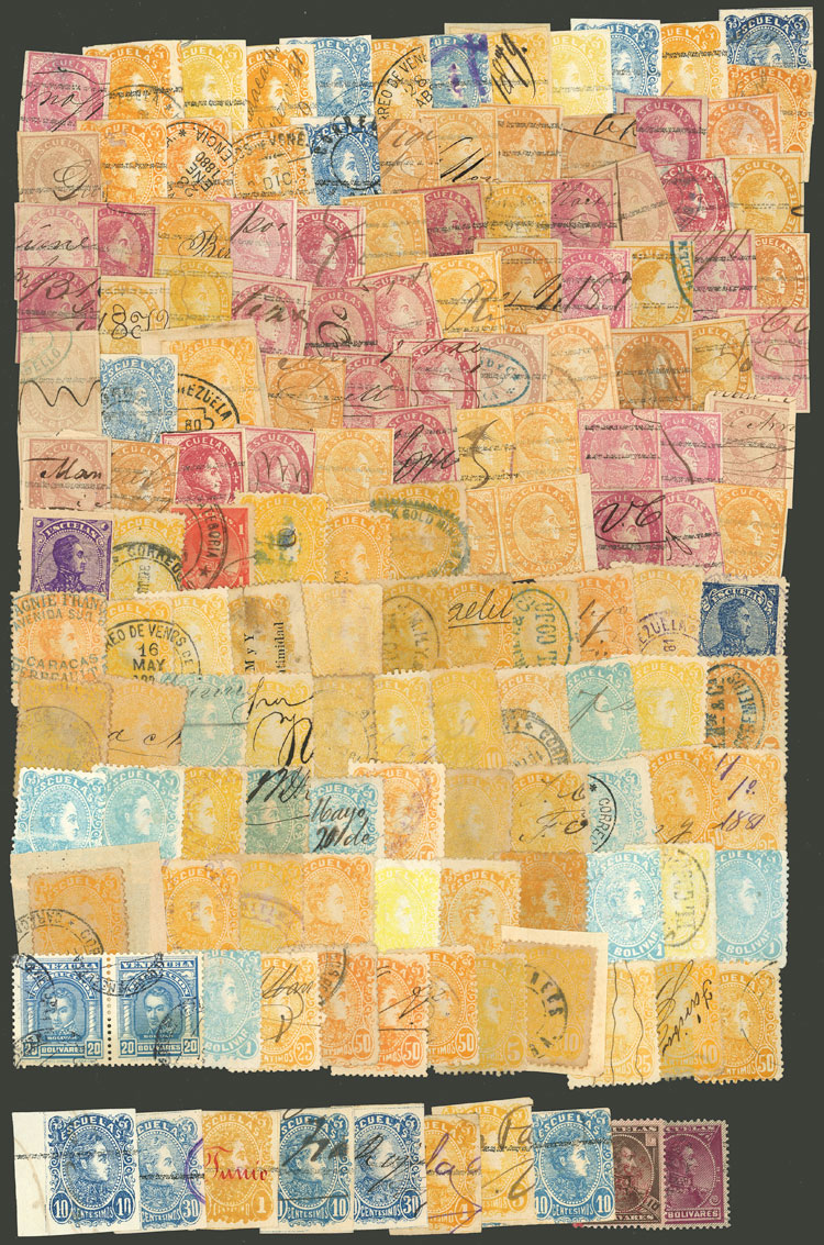 Lot 1558 - Venezuela Lots and Collections -  Guillermo Jalil - Philatino Auction # 2419 WORLDWIDE + ARGENTINA: Special May auction