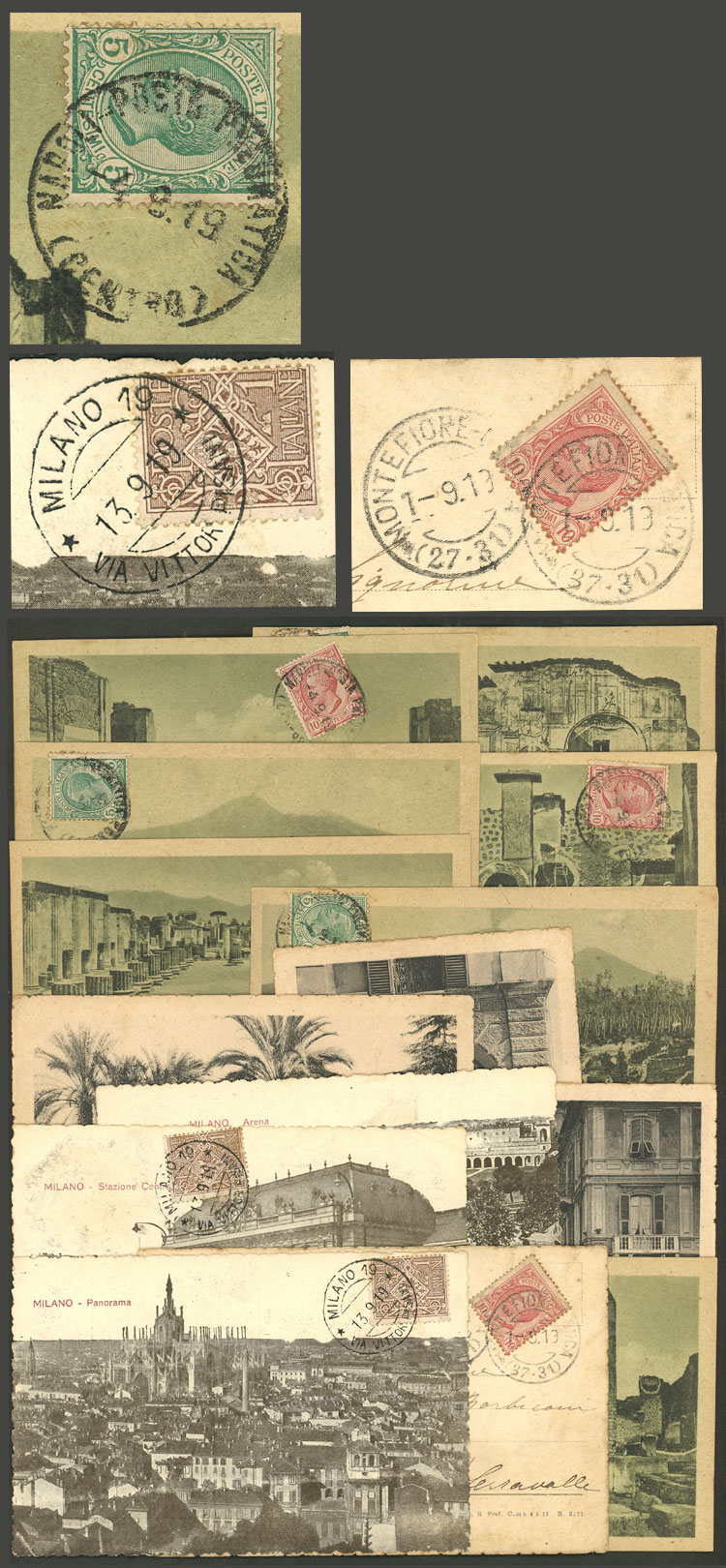 Lot 1113 - Italy postcards - Guillermo Jalil - Philatino Auction # 2419 WORLDWIDE + ARGENTINA: Special May auction Lot 1113 - Italy postcards - Guillermo Jalil - Philatino Auction # 2419 WORLDWIDE + ARGENTINA: Special May auction