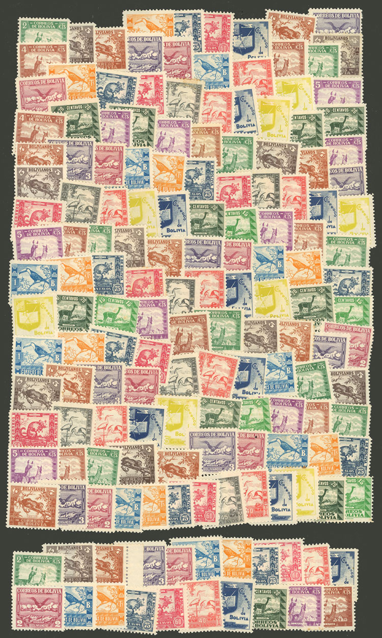 Lot 461 - bolivia Lots and Collections - Guillermo Jalil - Philatino Auction # 2419 WORLDWIDE + ARGENTINA: Special May auction Lot 461 - bolivia Lots and Collections - Guillermo Jalil - Philatino Auction # 2419 WORLDWIDE + ARGENTINA: Special May auction